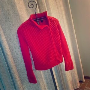 Funky Bright Pink Size Zip Sweater , Size M